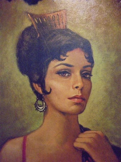 Vintage 1960s Barbara Weber Carmen Don Jose Saga Lithograph Print
