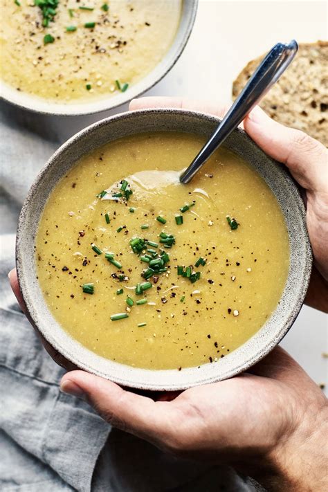 Minute Leek And Potato Soup Vegan A Simple Palate