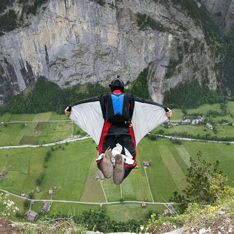 Base Jump Wingsuit Flying You Must Complete 200 Skydives And A Series