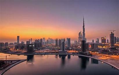 Dubai Skyline Wallpapers Downtown Backgrounds Wallpaperaccess Wide