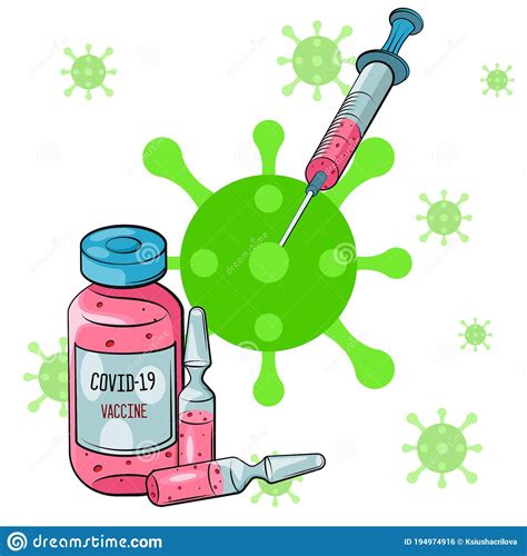 Find & download free graphic resources for corona virus cartoon. Vaccination Concept. Coronavirus Covid-19 Vaccine. Ampoule ...