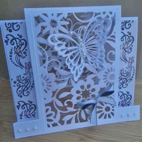 Butterfly Dies Lace Flowers Frame Metal Cutting Dies Card Making