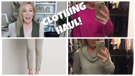 Clothing Haul Try On Youtube