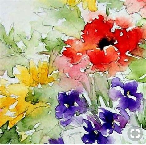 Épinglé Par Susan Caton Sur Things To Paint Fleurs Abstraites