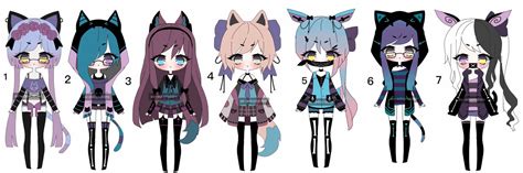 Pastel Goth Adoptable Batch Closed By As Adoptables On Deviantart