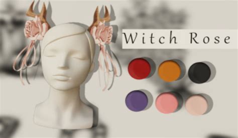 Second Life Marketplace Zenithwitch Rose Horn Orange