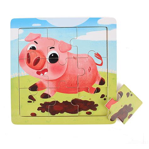 Wooden Jigsaw Puzzles For Kids Age 3 5 Years Old Animals Preschool Puzzles
