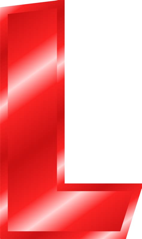 Red Clipart Letters