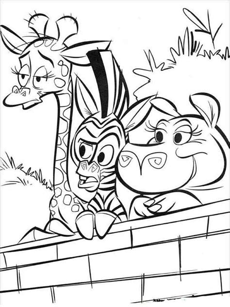 Imagine their adventures and oh the trouble they find themselves in. Madagascar coloring pages. Download and print Madagascar ...