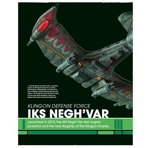 The Iks Neghvar Starship Model Klingon Empire Model Klingon