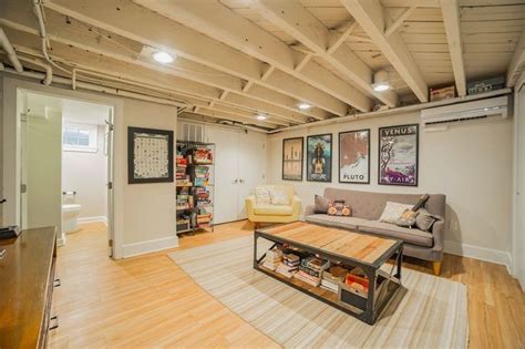 During my efforts to upgrade my unfinished basement, i wanted an fred told me of his tentative plans to paint his open basement ceiling dark brown. 36 Great Exposed Beam Ceiling Lighting Ideas | Basement ...