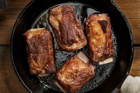 How To Cook Beef Short Ribs On A Skillet Cooking Tom