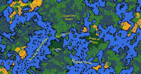 Fantasy World Map Template