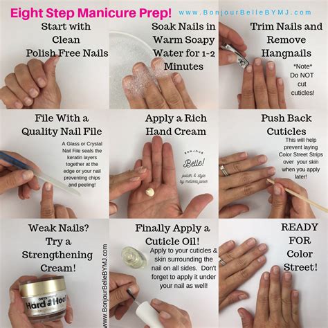 Simple Manicure Manicure Prep Color Street Nails Manicure