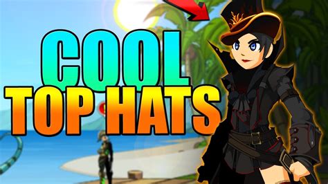 How To Get Cool Top Hats In Aqw Adventure Quest Worlds Youtube
