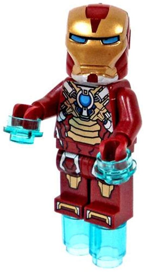 Lego Marvel Super Heroes Loose Iron Man Mark Xvii Minifigure Heart