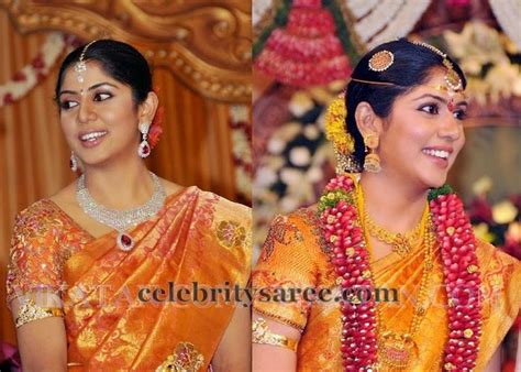 Ranjini karthi is a gold medallist in master ranjini is the wife of leading actor karthik sivakumar. Karthi Wife Wedding Blouse - Saree Blouse Patterns