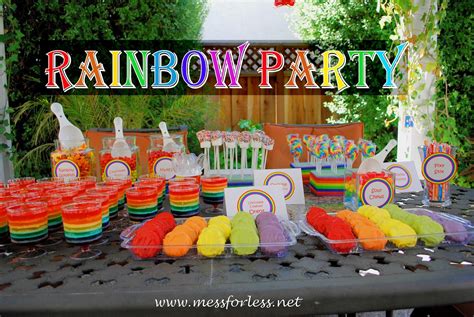 This giftable onesie reads if you mustache, i am one. DIY Rainbow Party Ideas | Rainbow birthday party, Outdoors ...