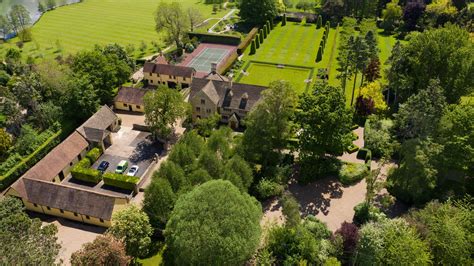 Astley Manor Stow On The Wold Estate Aerial View Luxury Cotswold Rentals