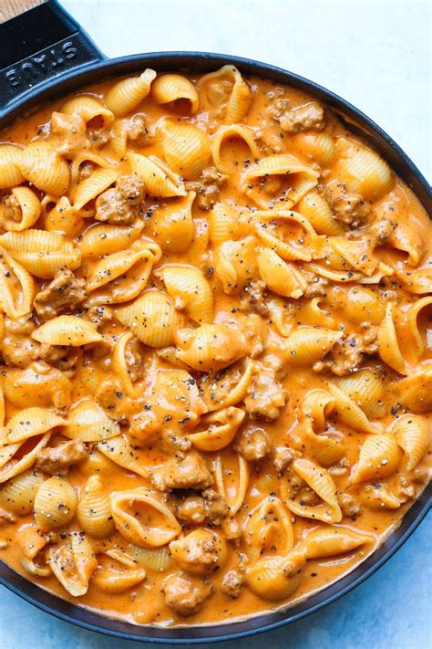 You Should Make Creamy Beef And Shells For Dinner Tonight Beef
