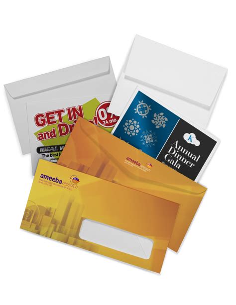 Full Color Digital Envelopes Digital Envelope Printing Digital