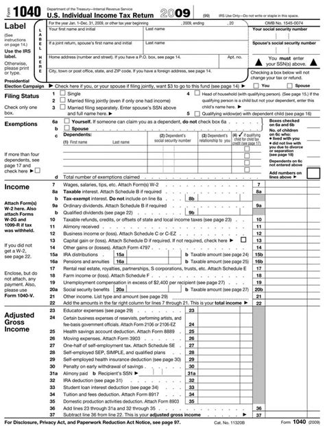 Form 1040 State And Local Income Tax Refund Worksheet
