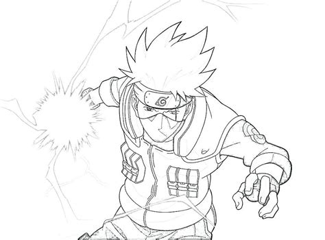 Kakashi Hatake Coloring Pages at GetColorings.com | Free printable