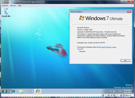 First Screenshots Of Build Windows 7 Build 7100 Leak Release Dates