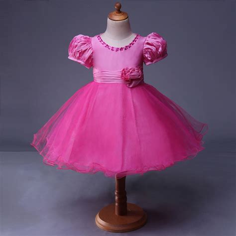 Buy Cutestyle Hot Pink Simple Flower Girl Dresses