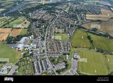 An Aerial View Of The Town Of Ryton Tyne And Wear Stock Photo Alamy