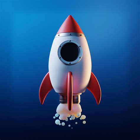 Artstation Rocket 🚀 3d Illustration