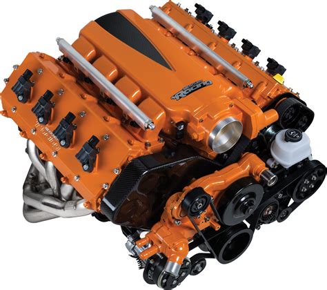 Mercury Racing Built Ls7 Crate Engine Featuring 32 Valve Dohc Sb4