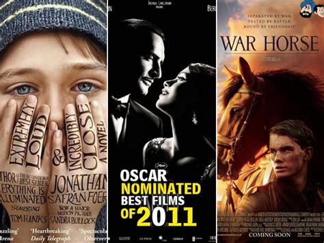 Movies • entertainment • oscars. Oscar Nominated Best Films of 2011