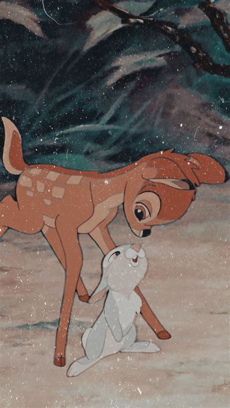 Disney Bambi 🤎🤍 Cute Disney Wallpaper Disney Collage Disney Wallpaper