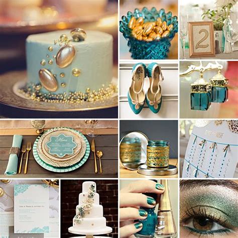 Teal And Gold Weddings Teal Wedding Colors Schemes Teal And Gold