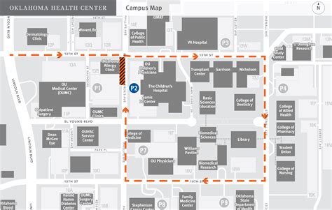 Ouhsc Campus Map With Path