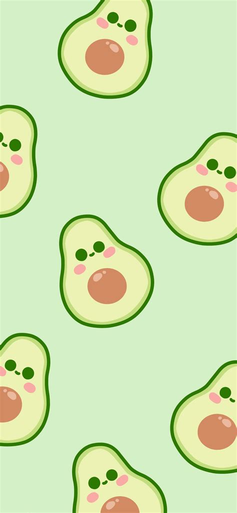 Cute Avocado Green Wallpapers Aesthetic Kawaii Wallpapers K