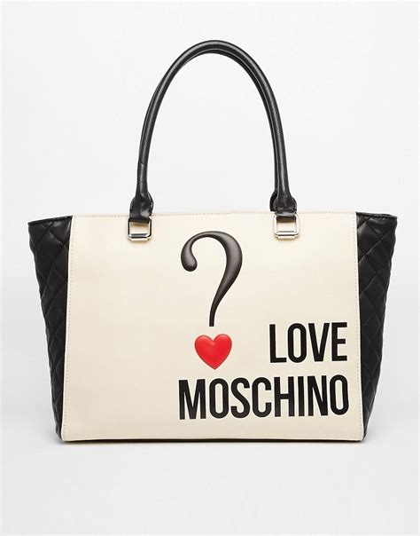 Love Moschino Love Moschino Logo Shopper Bag At Asos