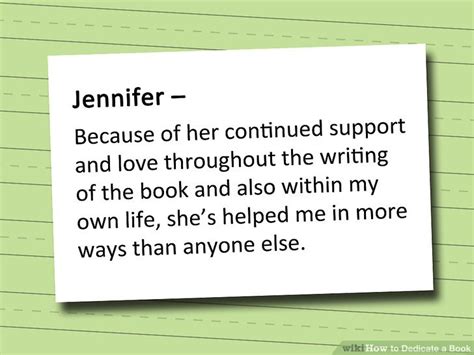 If you are considering dedicating your child at journey here is what it would look like. How to Dedicate a Book: 15 Steps (with Pictures) - wikiHow