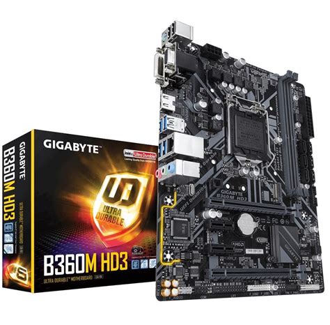 Gigabyte B360m Hd3 Mainboard Intel B360 Intel Lga1151 Socket Ddr4
