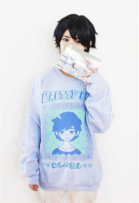 Prettyboy Blue Sweater With Images Kawaii Clothes