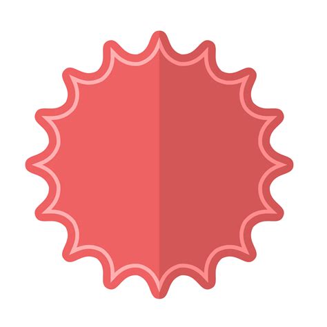 Badge Frame Icon In Flat Style 9346046 Png