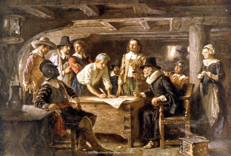 The Pilgrims Mayflower Compact Genius