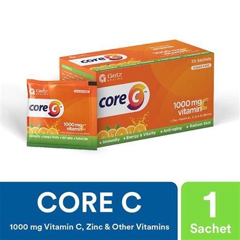 Core C Sachets Sugar Free 30s Buy Online At Dvago Pharmacy