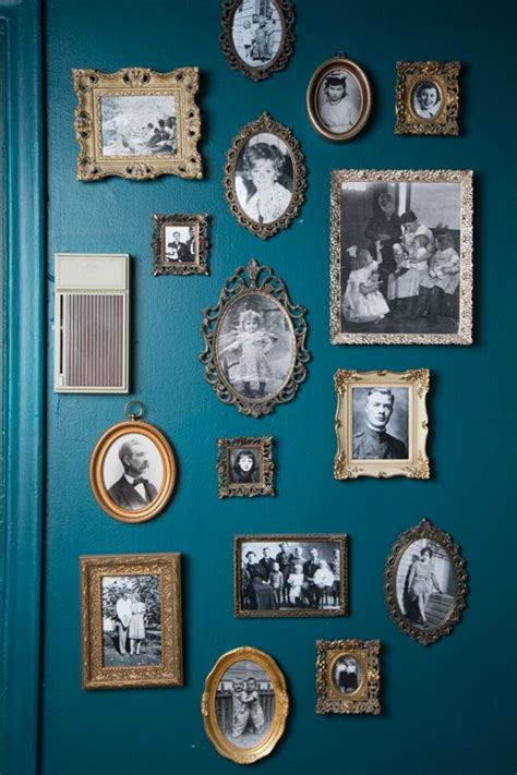 the house that lars built in my next life paper cutter vintage frames rustic gallery wall