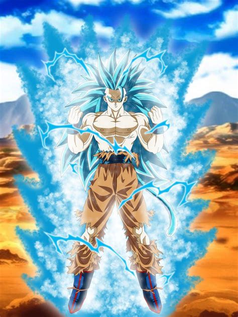 Goku Super Saiyajin Blue Full Power By Gonzalossj3 On Deviantart Dragon