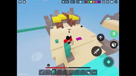 The Best Mobile Bow User And Clutcher In Roblox Bedwars Youtube