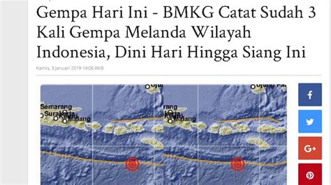 Rentetan gempa mengguncang papua dan maluku hari ini. GEMPA BUMI HARI INI!! BMKG Catat Sudah 3 Kali Gempa ...