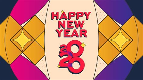 New Year 2020 On Behance New Year 2020 New Year Illustration Newyear