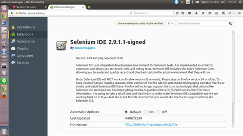 อยากทราบวิธีติดตั้ง selenium บนระบบปฏิบัติการ ๊Ubuntu - เว็บบอร์ด PHP ...